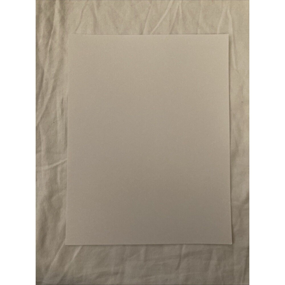 Staples 11” x 8.5” Card Stock  | White | 1 Sheet Only